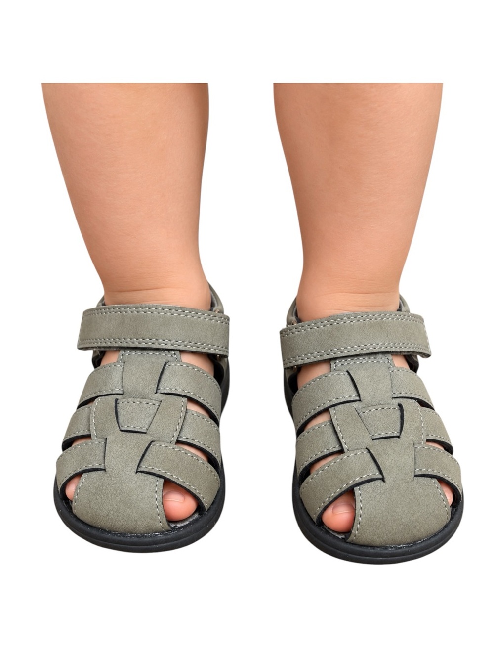 The Children’s Place Toddler Sz 6 Fisherman Sandals with Hook and Loop Strap
